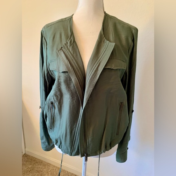 DKNY Green Utility Jacket - Picture 3 of 6